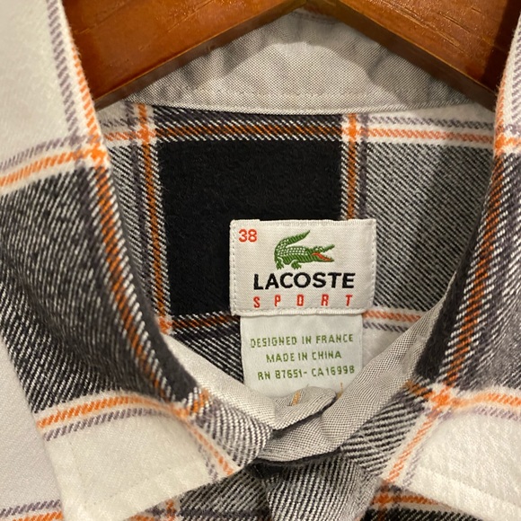 Lacoste Sport Button-up Flannel - Picture 3 of 4